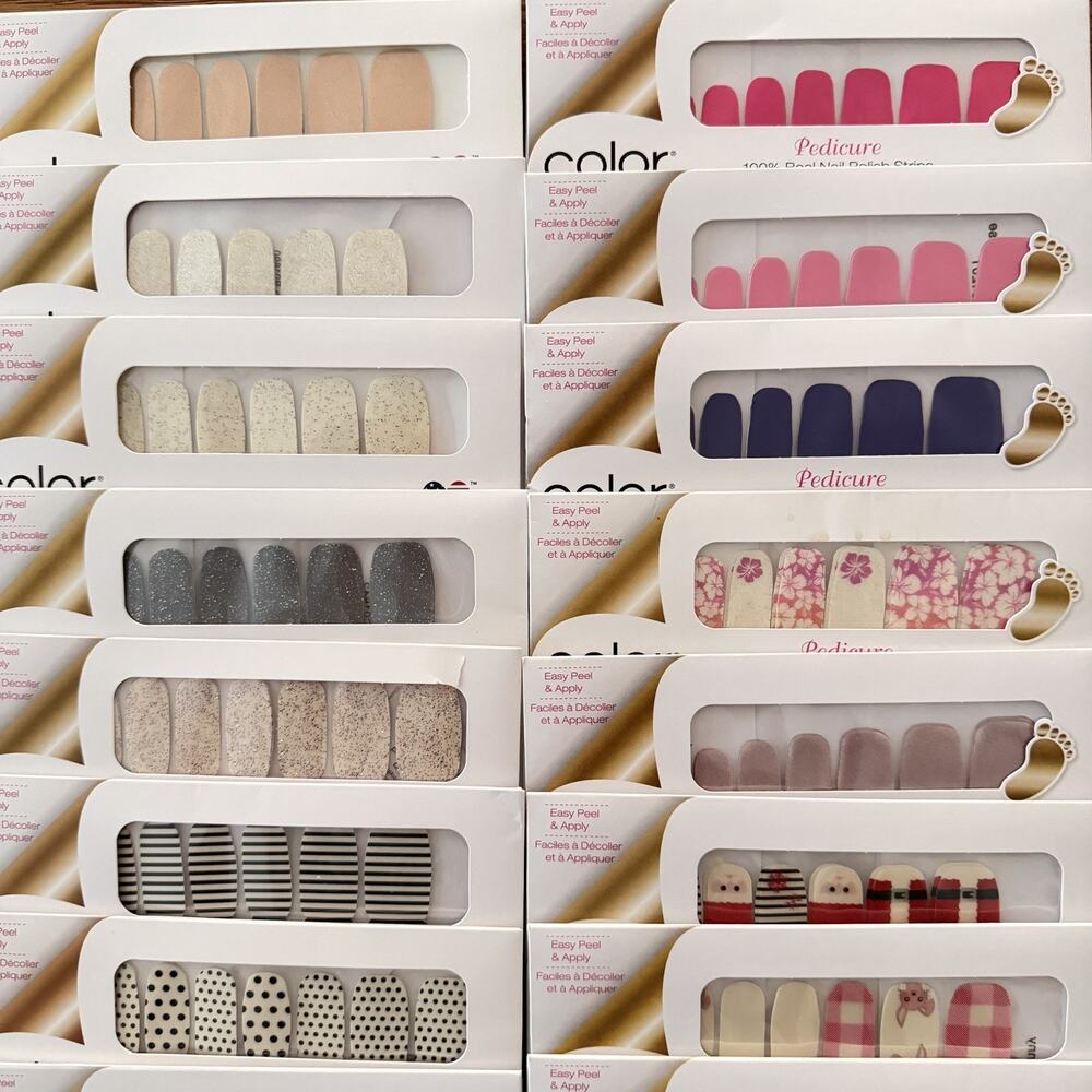 Lot Of 50 Color Street Nail Polish Strips Many Different Colors New Sealed Lot F - Picture 6 of 7